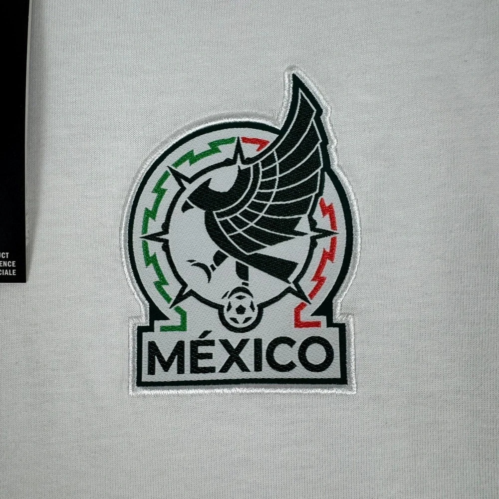 Adidas Mexico DNA T-Shirt Soccer White Mens Medium M